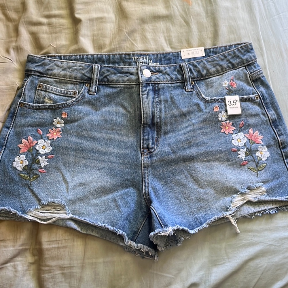 Size 14 Time & Tru jean shorts